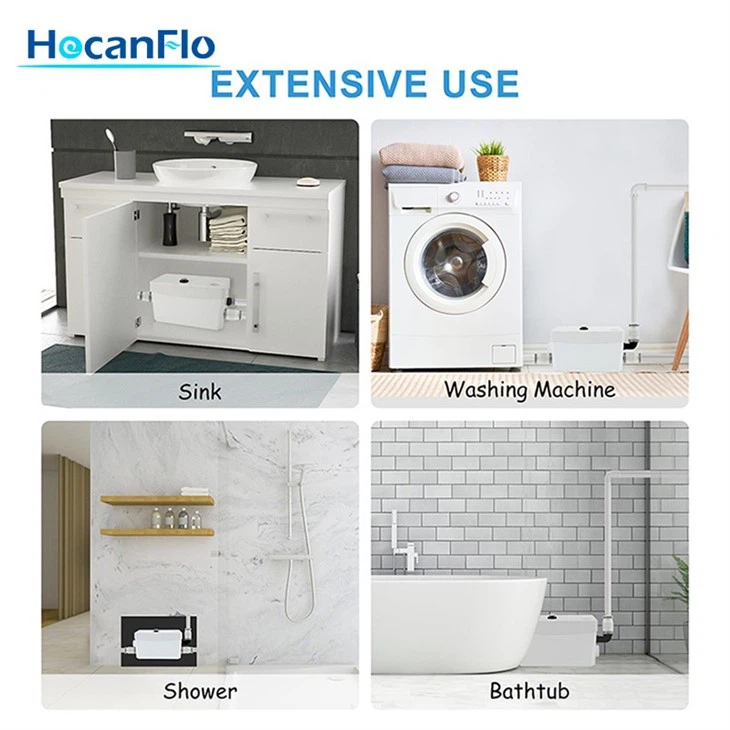 Quiet Sewage Macerating Pump For Basement